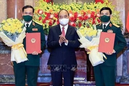 Chủ tịch nước thăng quân hàm Đại tướng cho Bộ trưởng Quốc phòng Phan Văn Giang