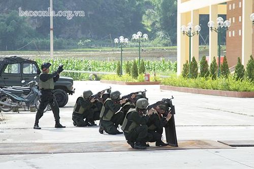 Diễn tập thực binh tình huống A2