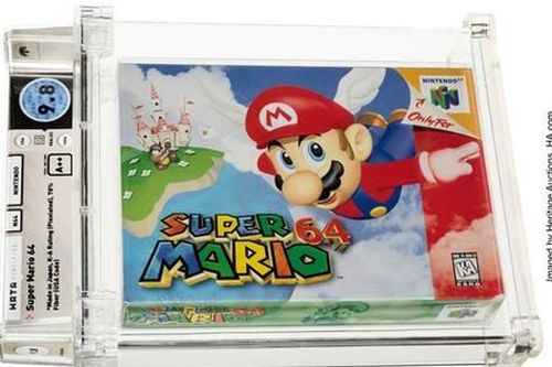 Băng video game Super Mario 64 bán với giá 1,56 triệu USD
