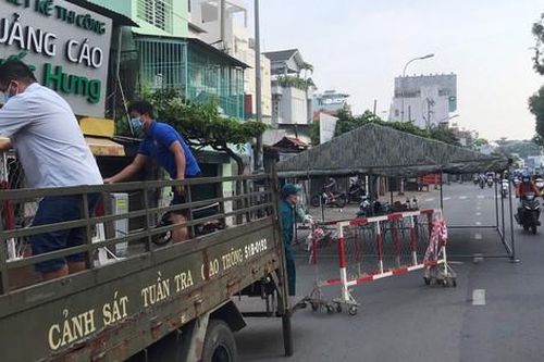 Chốt kiểm soát trên địa bàn quận Gò Vấp, TPHCM đã thông thoáng