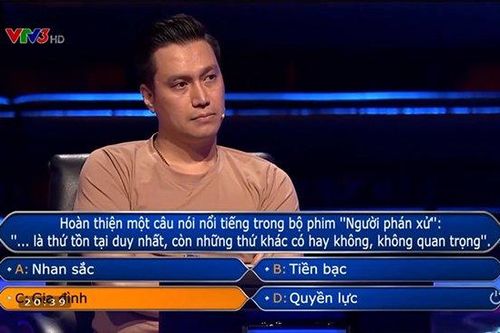 Việt Anh nghẹn ngào nhớ NSND Hoàng Dũng ở Ai là triệu phú
