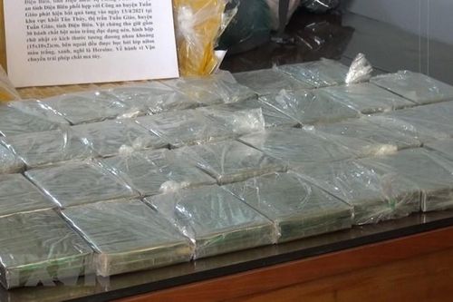Điện Biên: Bắt giữ hai đối tượng mua bán, vận chuyển 60 bánh heroin