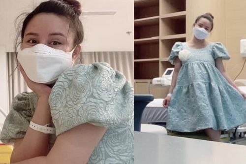 Vy Oanh tung ảnh trước giờ lâm bồn, quyết làm điều này sau màn 'khẩu chiến' với Hoa hậu Thu Hoài