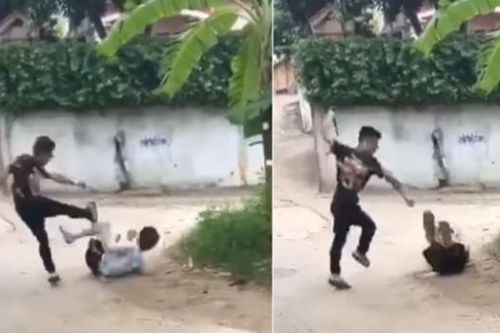 Phú Thọ: Nam sinh lớp 10 dùng gậy 3 khúc hành hung người dã man