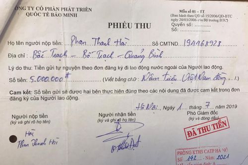 Hà Nội: Công an triệt phá đường dây lừa đảo xuất khẩu lao động