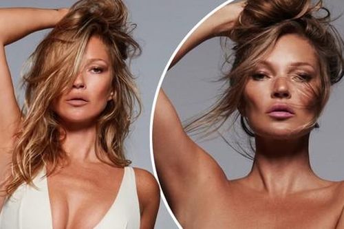 Kate Moss bán nude táo bạo ở tuổi 47 trong lần đầu hợp tác với Kim Kardashian