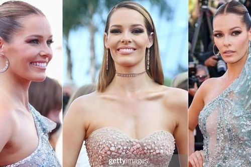 Mê mẩn với gu thời trang xuyên thấu của Hoa hậu Pháp 2018 ở Cannes