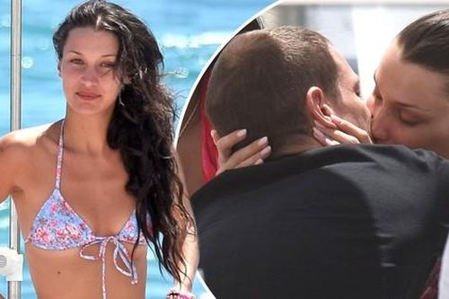 Bella Hadid gây bão với bikini bé xíu, đắm đuối 'khóa môi' tình mới chốn đông người