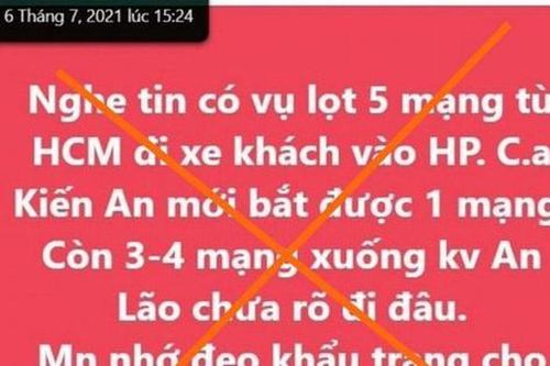 Phạt 12,5 triệu đồng chủ fanpage 'chém gió' về dịch bệnh ở Hải Phòng