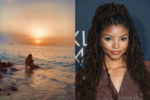 Halle Bailey thông báo phim 'Nàng tiên cá' đóng máy, hé lộ ảnh tạo hình đầu tiên