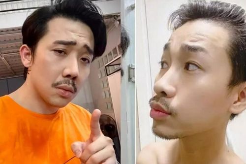 Trấn Thành bỏ bê 'nhan sắc', râu tóc tùm lum như ông chú, quay sang nhìn Hải Triều mới phì cười