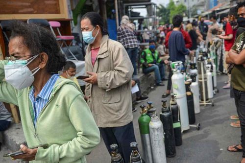 Số ca mắc Covid-19 ở Indonesia lập đỉnh mới