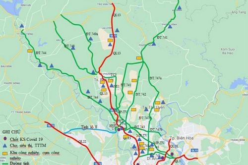 Bình Dương: Phân luồng giao thông trong thời gian thực hiện Chỉ thị 16