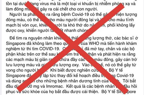 Bộ Y tế bác bỏ thông tin virus SARS-CoV-2 bị nhiễm phóng xạ