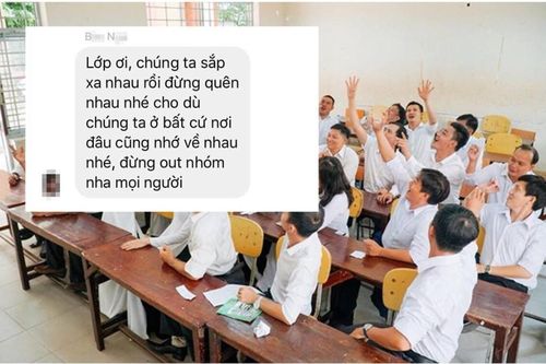 Sau dòng tin nhắn xúc động trong nhóm chat của lớp, cô bạn có hành động khó hiểu khiến tất cả ngỡ ngàng