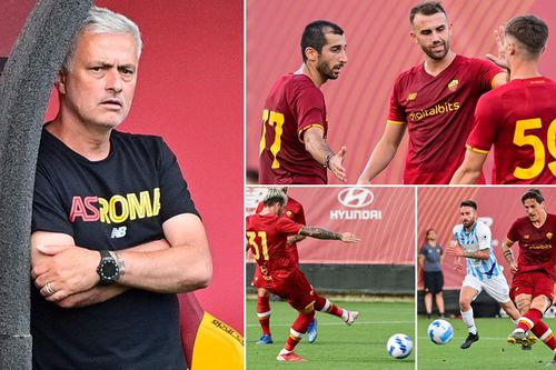 HLV Mourinho ra mắt AS Roma với trận thắng 10-0