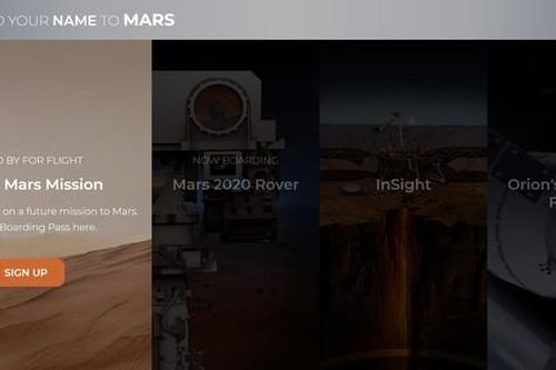 NASA tái khởi động chương trình gửi tên người lên Sao Hỏa