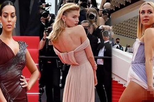 Cannes ngày 10: Mỹ nhân Anh hớ hênh vòng ba, bạn gái Ronaldo khoe vẻ đẹp phồn thực