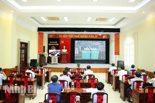 Hội nghị trực tuyến sơ kết công tác tài chính - ngân sách Nhà nước 6 tháng đầu năm