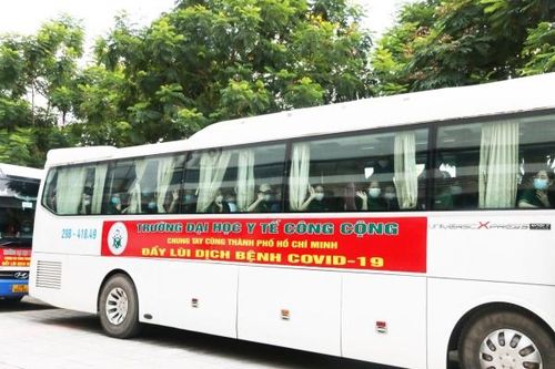 Hơn 100 giảng viên, sinh viên Trường ĐH Y tế công cộng lên đường hỗ trợ phòng chống dịch COVID-19 tại TP.HCM