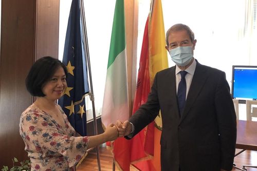 Đại sứ Việt Nam tại Italy Nguyễn Thị Bích Huệ công tác tại Sicilia thúc đẩy các lĩnh vực ưu tiên hợp tác