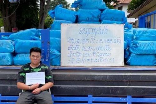 Cảnh sát Lào thu giữ gần 2 tấn ma túy tổng hợp tại Vientiane
