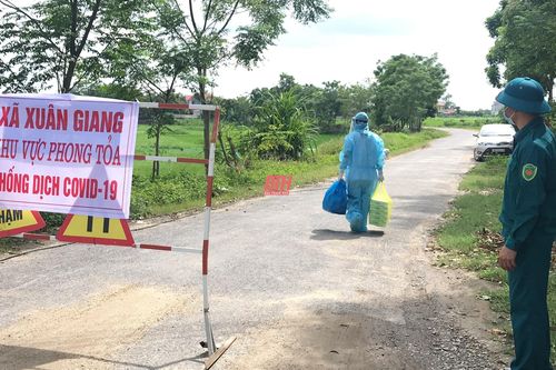 Đánh giá, nhận định nguy cơ dịch bệnh COVID-19 khu vực phong tỏa tạm thời tại xã Xuân Giang ở mức 'Bình thường mới'