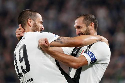 Bù trừ của Chiellini và Bonucci