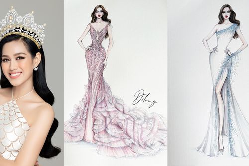 5 mẫu thiết kế trang phục dạ hội cho đại diện Việt Nam tại 'Miss World 2021'