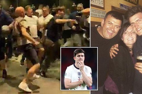 Kinh hoàng khoảnh khắc cha Maguire gãy xương sườn vì chen lấn ở Wembley