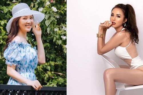 Á hậu Thụy Vân khoe vai trần gợi cảm, Hoa hậu Diễm Hương nóng bỏng với áo tắm