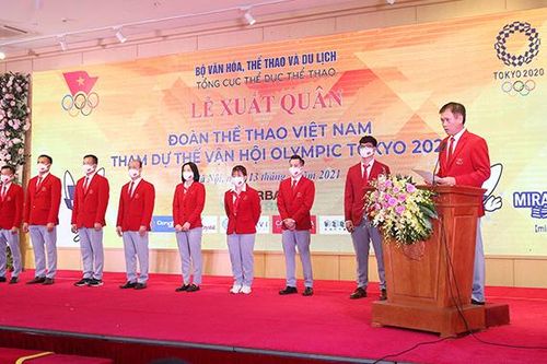 Đoàn Thể thao Việt Nam lên đường dự Olympic Tokyo