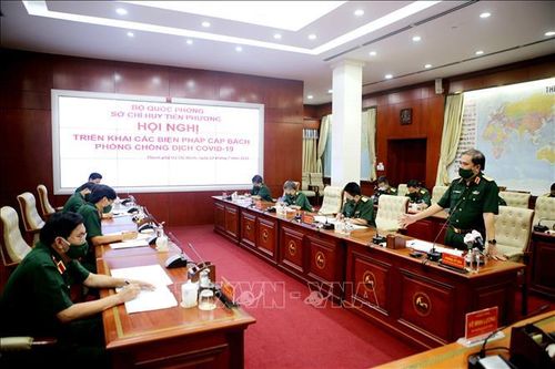Sở Chỉ huy tiền phương Bộ Quốc phòng triển khai giải pháp cấp bách phòng, chống dịch tại TP Hồ Chí Minh