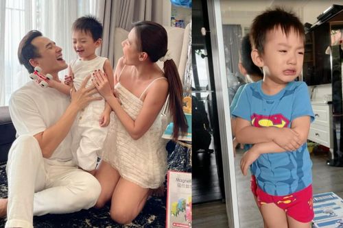 Con trai Lương Thế Thành - Thúy Diễm bị bố mẹ phạt nặng vì phá hỏng 'hàng quý' mùa dịch