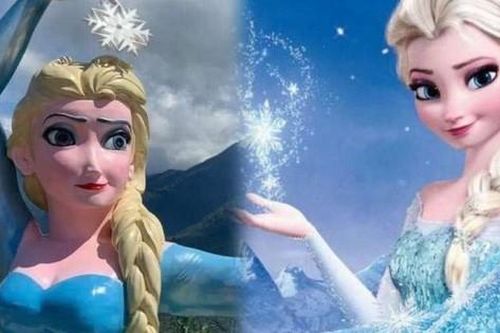 Bức tượng 'nữ hoàng băng giá' Elsa ở Sapa bị 'ném đá'