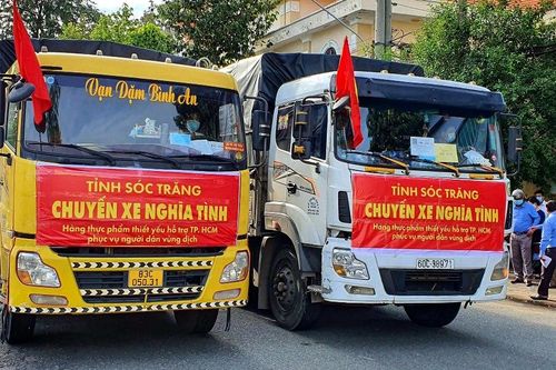 Sóc Trăng: Gần 40 tấn hàng thiết yếu hỗ trợ người dân TPHCM