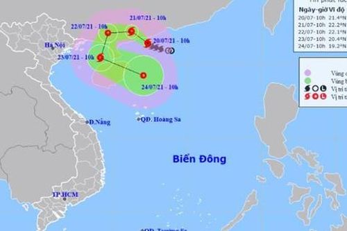 Bão giật cấp 14 diễn biến phức tạp, Bắc Biển Đông sóng cao 5-7m