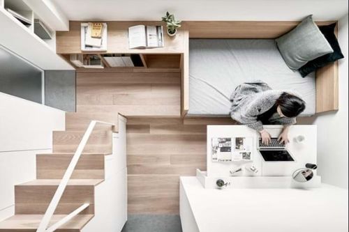Căn hộ siêu nhỏ tiện nghi 17,6 m2 cho những chuyến đi về của người trẻ