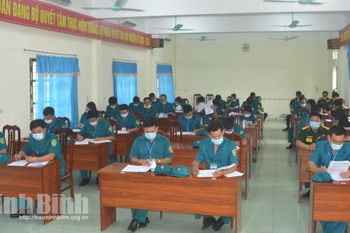 Khai mạc hội thi pháp luật về dân quân tự vệ năm 2021
