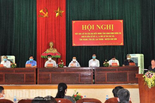 Đại biểu HĐND tỉnh tiếp xúc cử tri