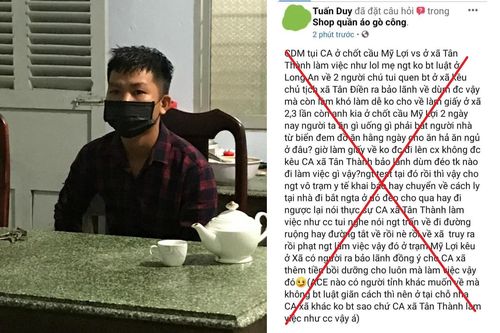 Người thân từ TP.HCM về bị giám sát y tế, nam thanh niên lên mạng chửi bới