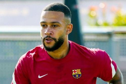 Depay tập buổi đầu tiên ở Barca