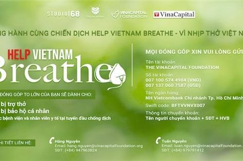 VinaCapital Foundation gây quỹ 'Vì nhịp thở Việt Nam'