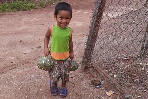 Sự thật về bức ảnh 'cậu bé 4 tuổi mồ côi ở Quảng Trị ủng hộ chống dịch'