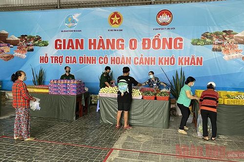 'Gian hàng 0 đồng' giúp người nghèo