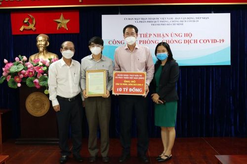 BIDV ủng hộ 10 tỷ đồng phòng, chống dịch COVID-19 tại TP.Hồ Chí Minh
