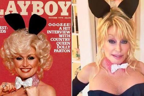 Huyền thoại nhạc đồng quê hóa nàng thỏ Playboy 'bốc lửa' ở tuổi 75