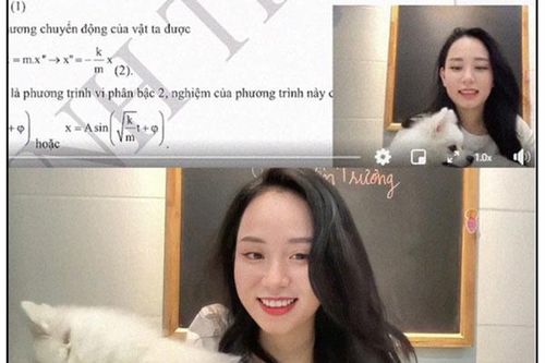 Cô giáo Vật lý hot nhất MXH hiện nay, ngoại hình xinh như idol, khiến học trò phải xông vào livestream học mỗi đêm