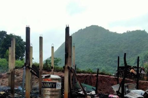Cháy nhà trong đêm ở Quảng Trị, 2 cha con thương vong