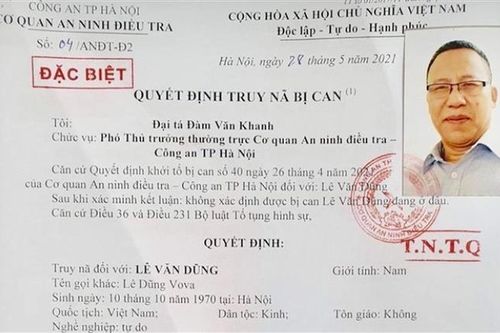 Khởi tố đối tượng có liên quan đến vụ án Lê Dũng Vova